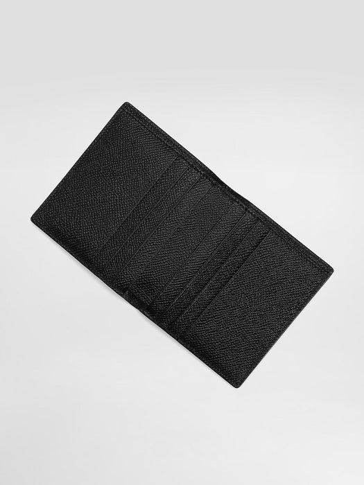 D&G Dauphine Print Calfskin Bifold Card Holder
