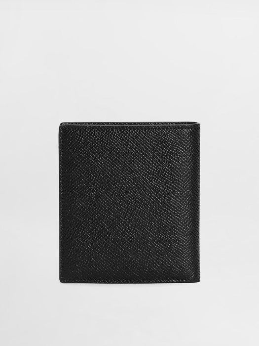 D&G Dauphine Print Calfskin Bifold Card Holder