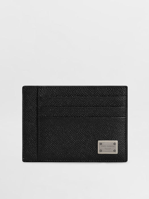D&G Dauphine Print Calfskin card holder