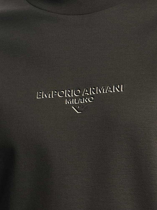 Armani Lyocell blend jersey T-shirt with 3D-effect logo