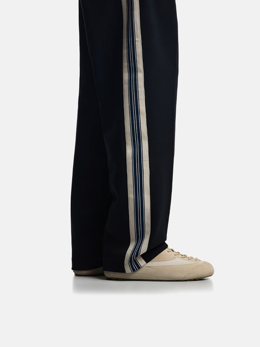 Armani ASV jersey trousers with elasticated waist and contrasting bands