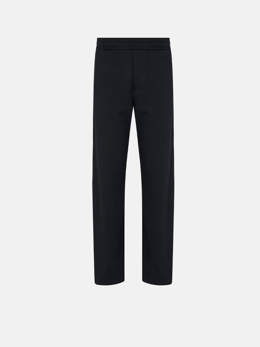 Armani ASV jersey trousers with elasticated waist and contrasting bands