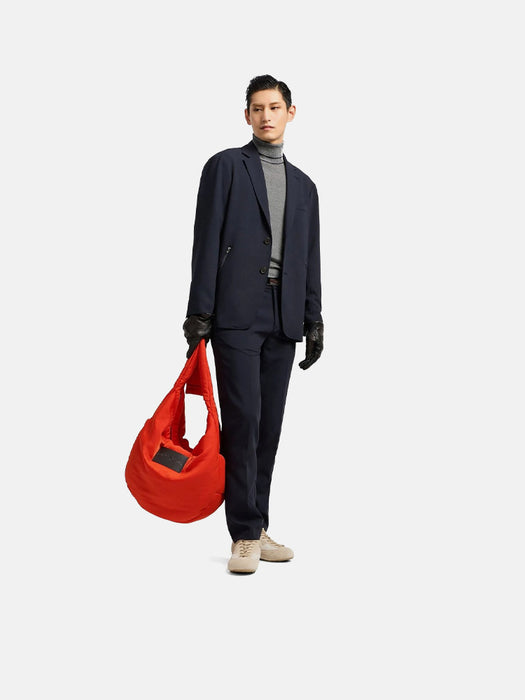 Armani Viscose Blend Twill Single Breasted Jacket