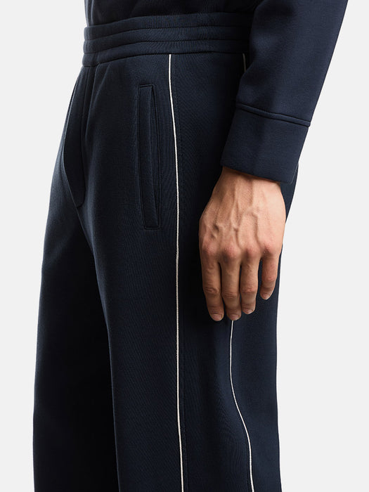 Armani Double-jersey trousers with piping
