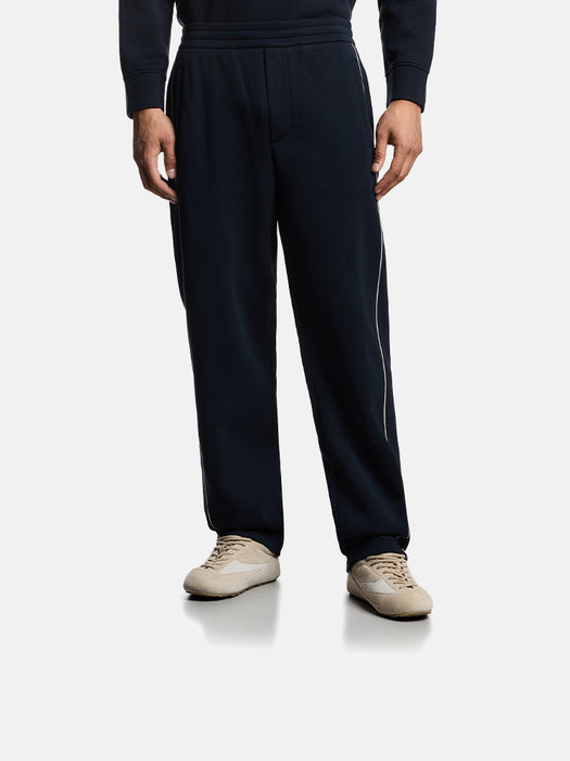 Armani Double-jersey trousers with piping
