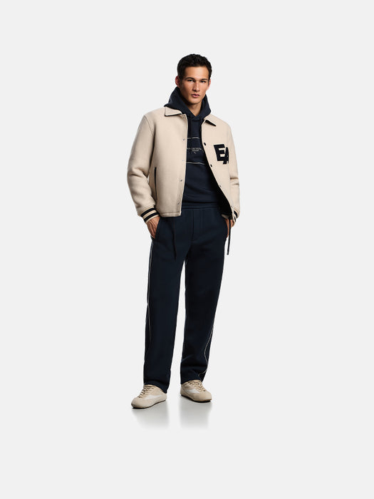 Armani Double-jersey trousers with piping