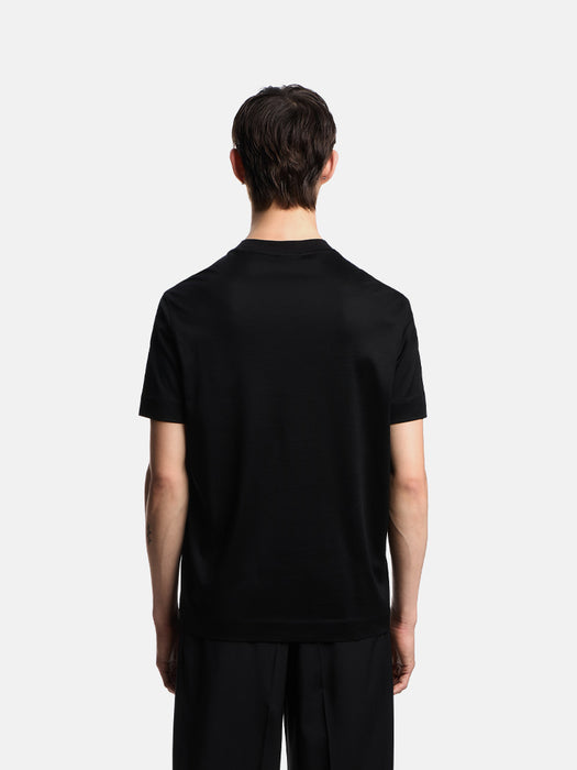Armani Lyocell blend jersey T-shirt with 3D-effect logo