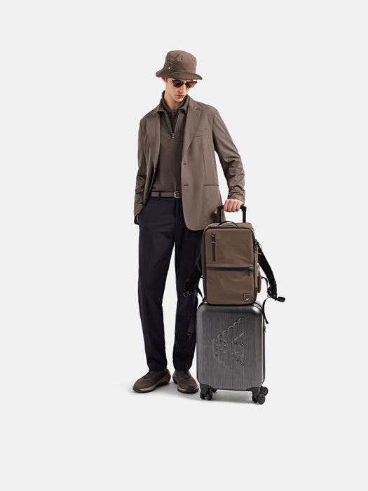 Armani Travel Essentials stretch nylon trousers