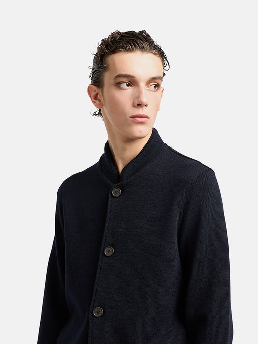 Armani Travel Essentials Milano-stitch fabric blazer