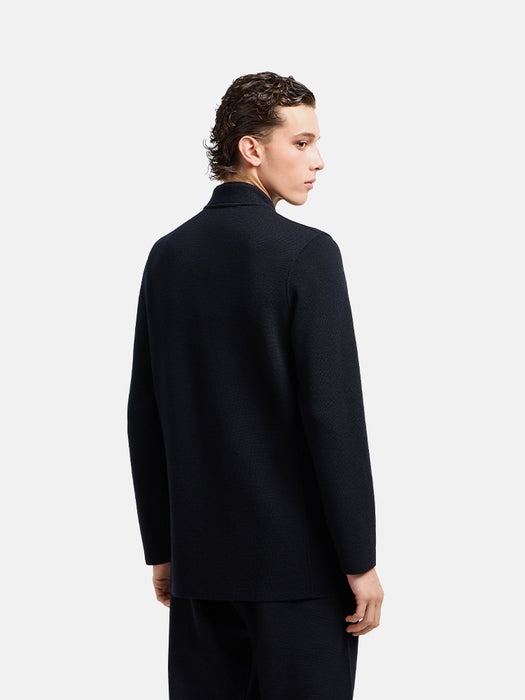 Armani Travel Essentials Milano-stitch fabric blazer