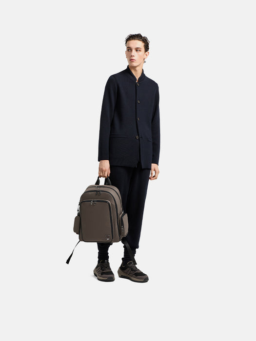 Armani Travel Essentials Milano-stitch fabric blazer