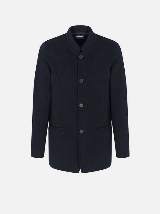 Armani Travel Essentials Milano-stitch fabric blazer