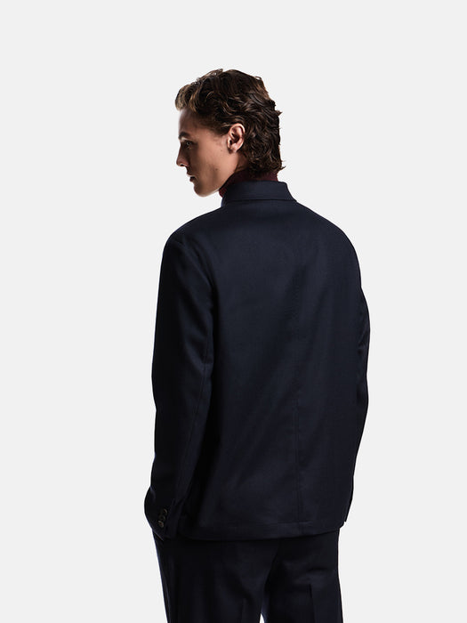 Armani Virgin-wool stretch-twill shirt jacket