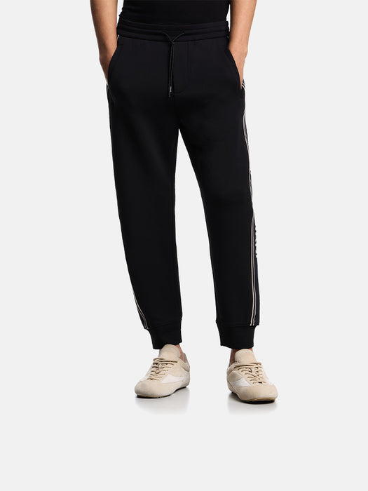 Armani ASV double-jersey joggers with logo stripes