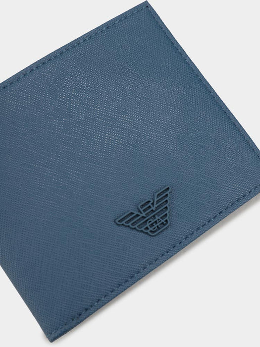 Armani ASV regenerated Saffiano bifold wallet
