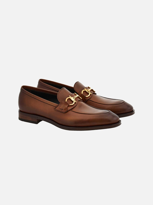 Ferragamo mocassin with Gancini Ornament