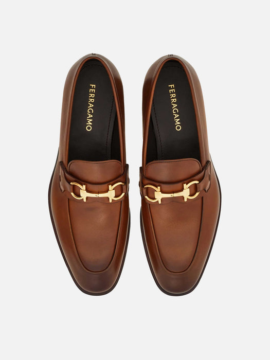 Ferragamo mocassin with Gancini Ornament