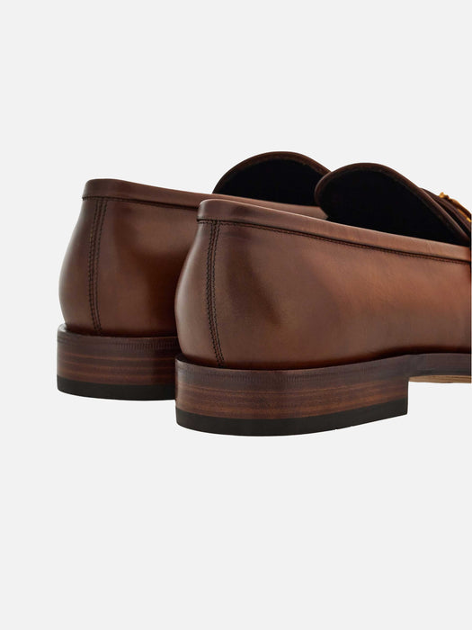 Ferragamo mocassin with Gancini Ornament
