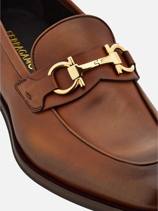 Ferragamo mocassin with Gancini Ornament