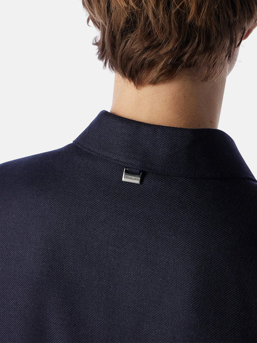 Corneliani Navy blue pure silk jacket