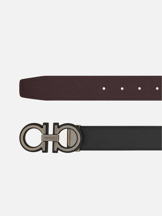 Ferragamo reversible & adjustable Gancini belt