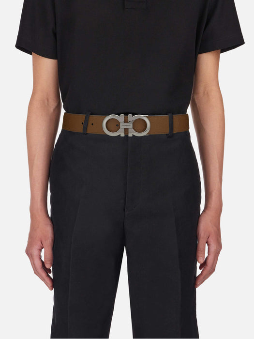 Ferragamo reversible & adjustable Gancini belt