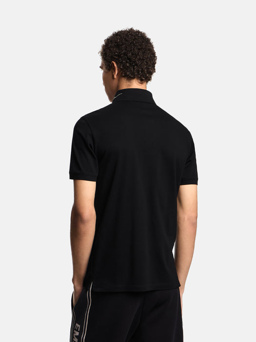 Armani Piqué polo shirt with signature logo embroidery on the collar