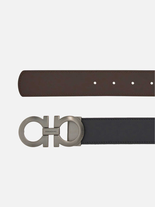 Ferragamo reversible & adjustable Gancini belt