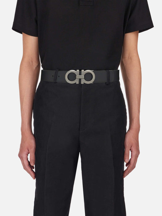 Ferragamo reversible & adjustable Gancini belt