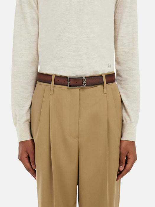 Ferragamo reversible & adjustable Gancini belt