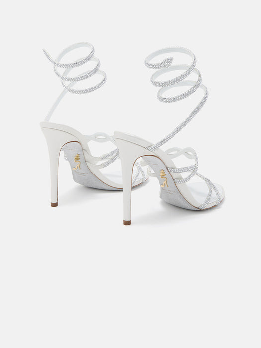 Rene Caovilla Braid Cleo Ivory Sandal 105