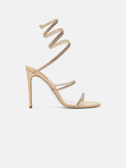 Rene Caovilla Cleo Gold Sandal 105