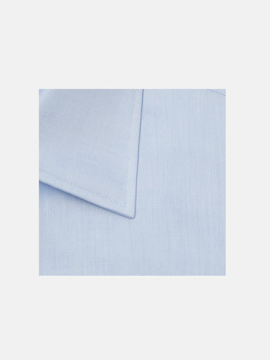 Zegna Sky Blue 100Fili Cotton Tailoring Shirt