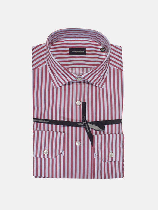 Zegna Stripe Shirt-TB0574