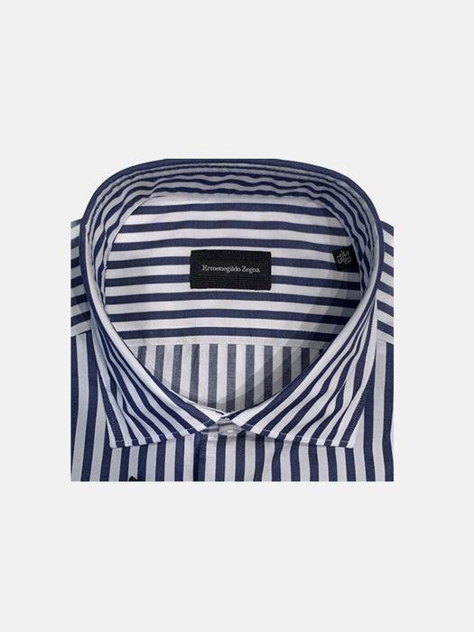 Zegna Stripe Shirt-TB0579