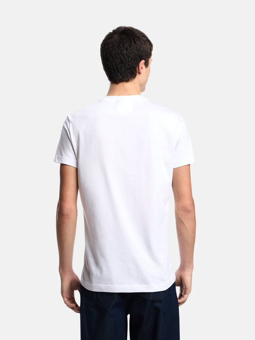 Armani Supima jersey T-shirt with micro logo patch