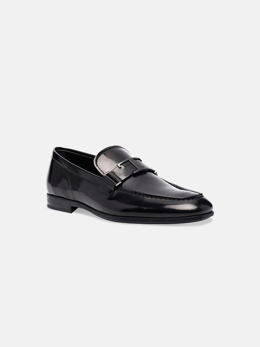 Tods T Buckle Patent Loafers
