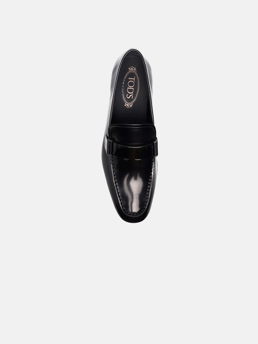Tods T Buckle Patent Loafers