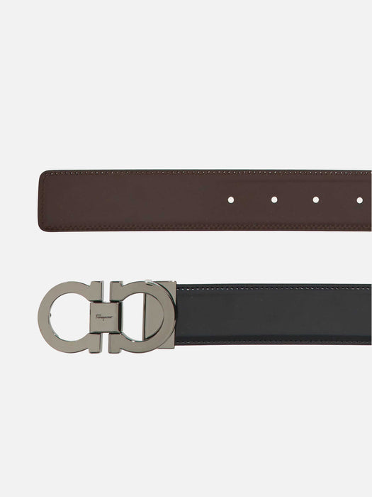 Ferragamo reversible & adjustable Gancini belt