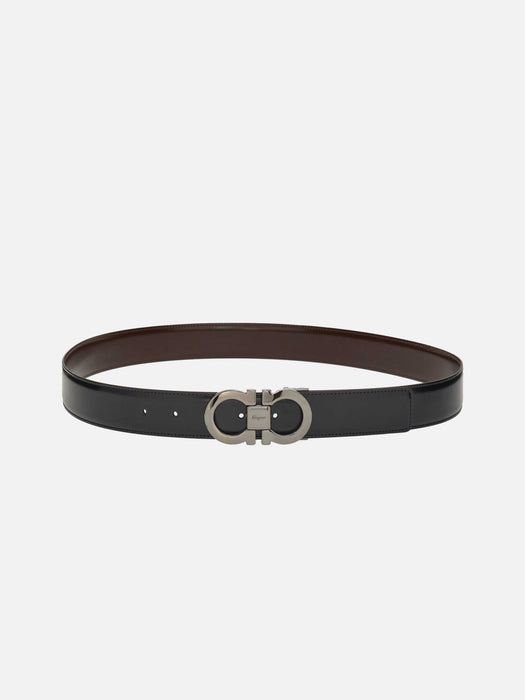Ferragamo reversible & adjustable Gancini belt