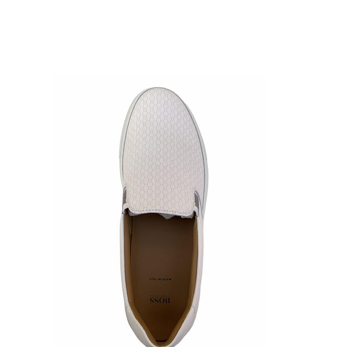 Boss Casual Slip-ons in embossed leather - TB0317