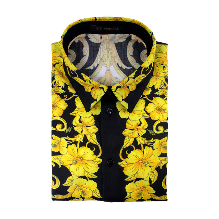 Versace Hibiscus Print Shirt-0228