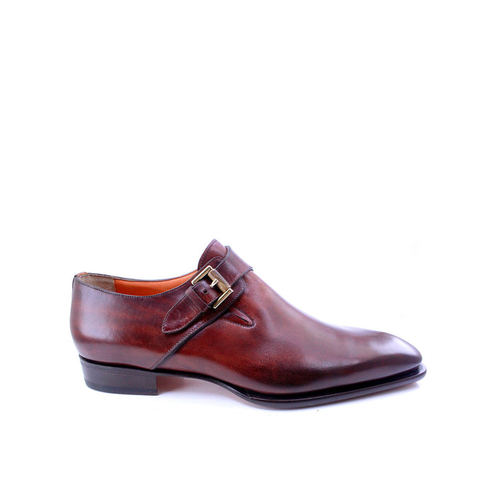 Santoni Single Buckle Shoes-TB1151