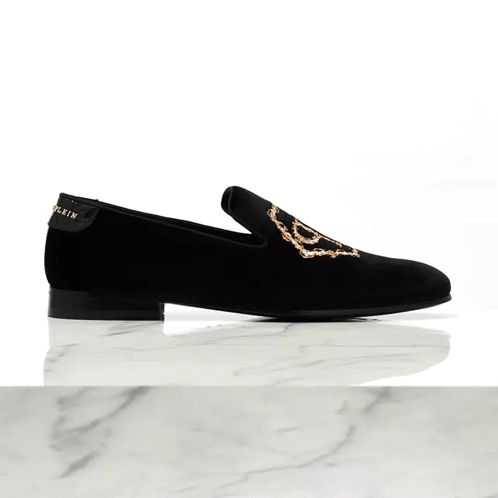 Philipp Plein Velvet Logo Loafers– The Boutique Asia display picture 3