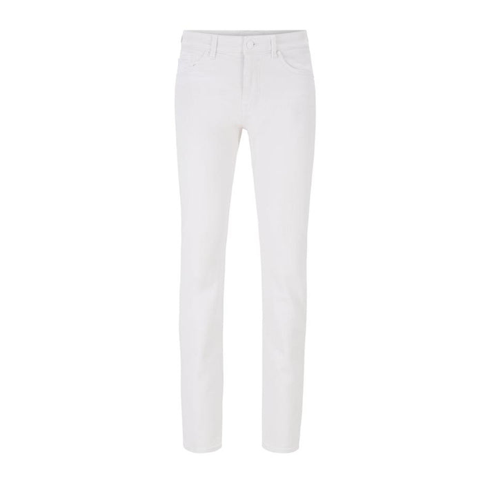 Boss Slim-fit jeans in super-soft white denim - TB0267