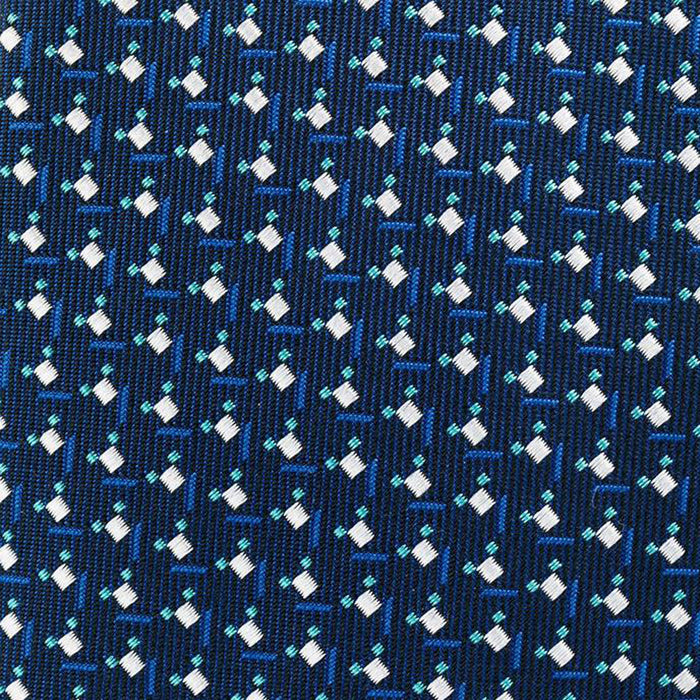 Boss Medium Blue Pure silk tie