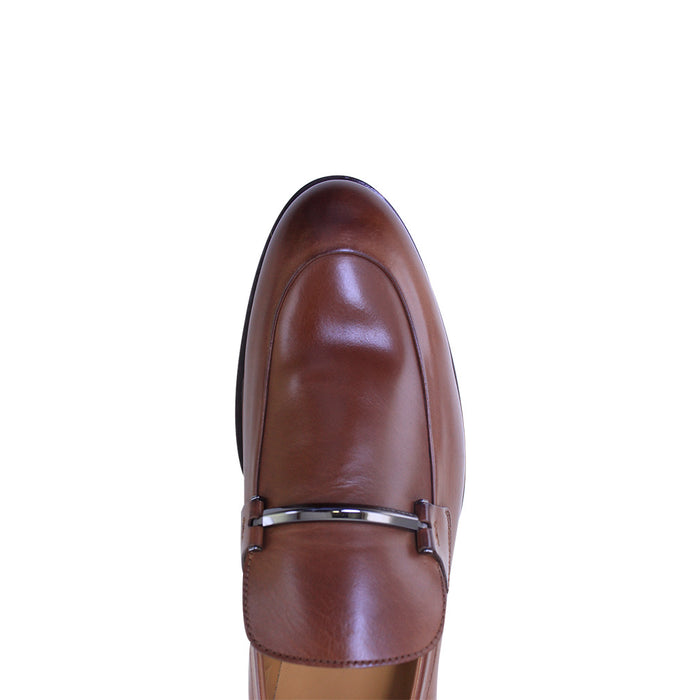Boss Loafers In Portuguese Leather With Logo-engraved Hardware - TB0356